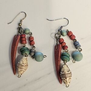 Bohemian Multicolor Dangle Earrings